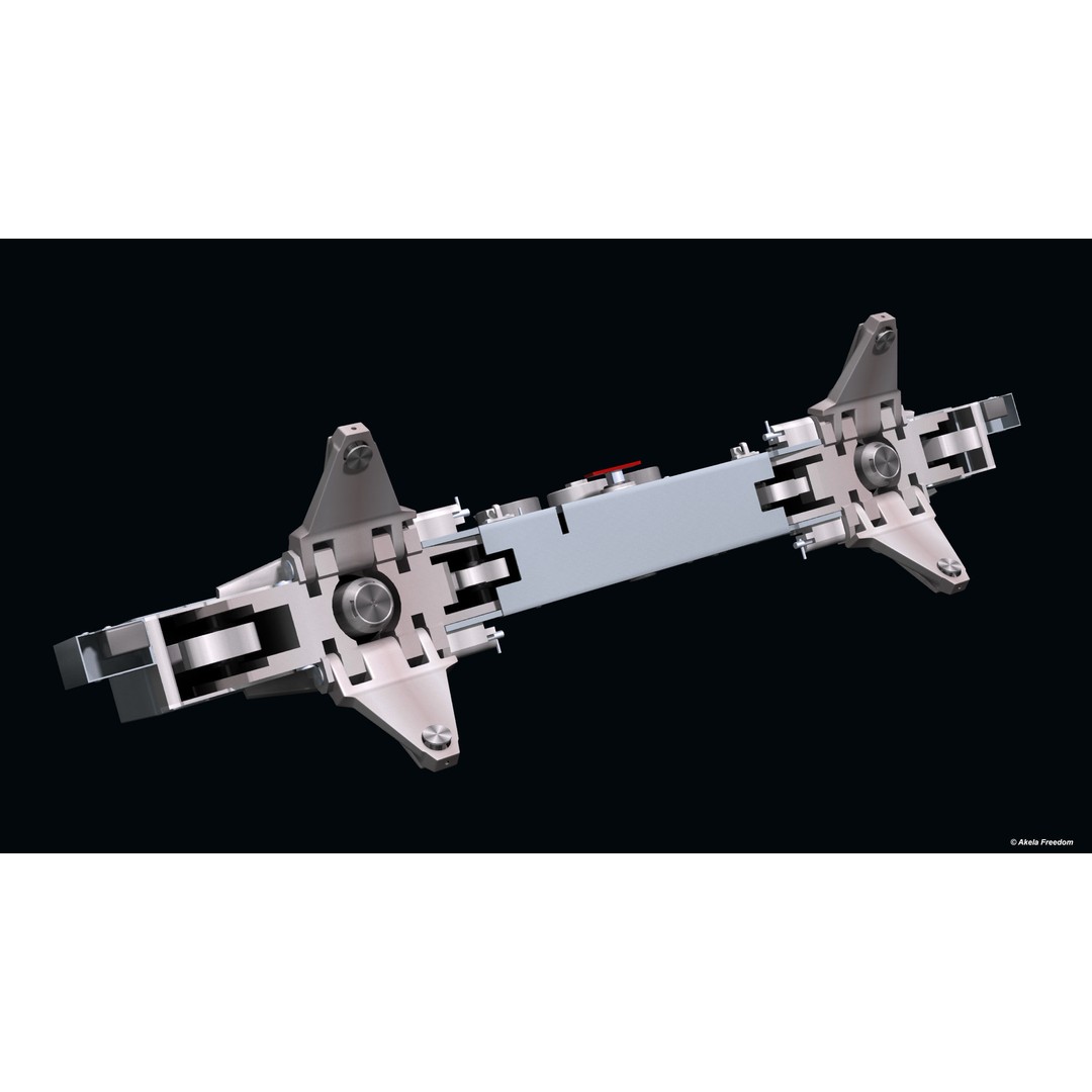 BRU-47A Weapon Rack 3D Model – High Detail Aircraft Part, FBX & OBJ - View 3