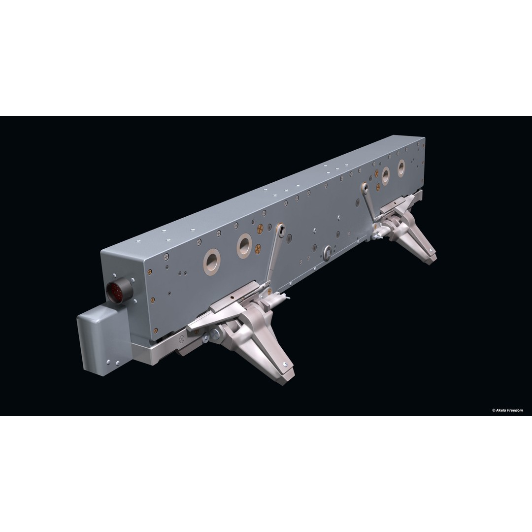 BRU-47A Weapon Rack 3D Model – High Detail Aircraft Part, FBX & OBJ - View 5