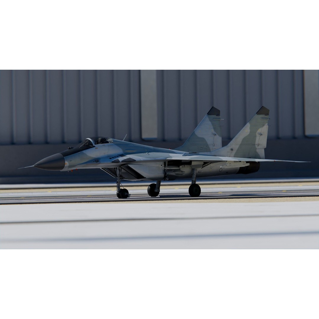 Mikoyan MiG-29 3D Model – High Poly Military Aircraft, FBX, PBR Textures - View 3