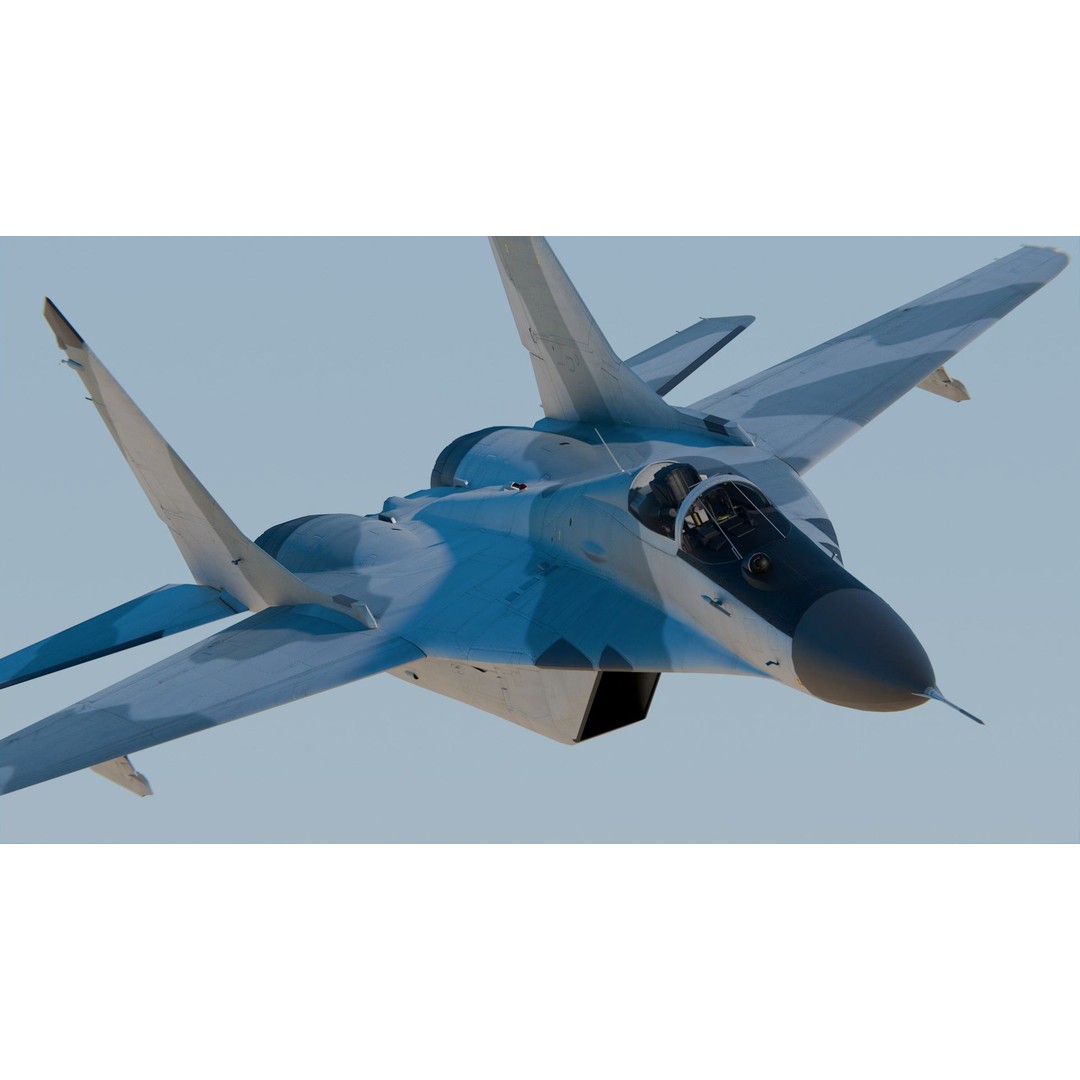 Mikoyan MiG-29 3D Model – High Poly Military Aircraft, FBX, PBR Textures - View 4