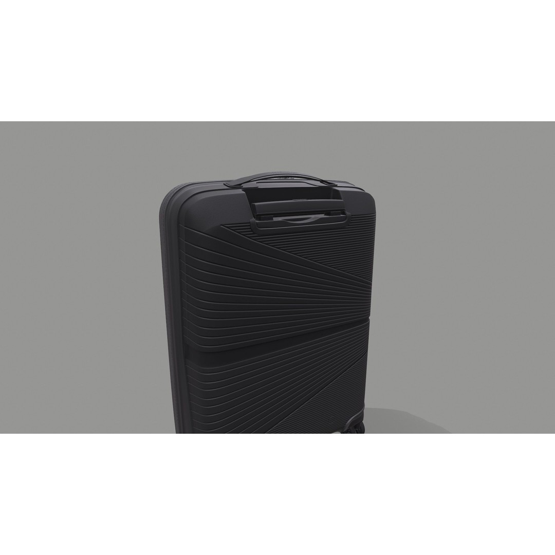 American Tourister Trolley 3D Model – Game Ready PBR Asset, FBX, OBJ - View 13