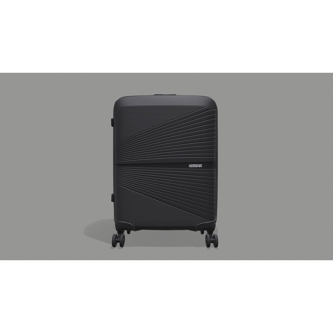 American Tourister Trolley 3D Model – Game Ready PBR Asset, FBX, OBJ - View 3