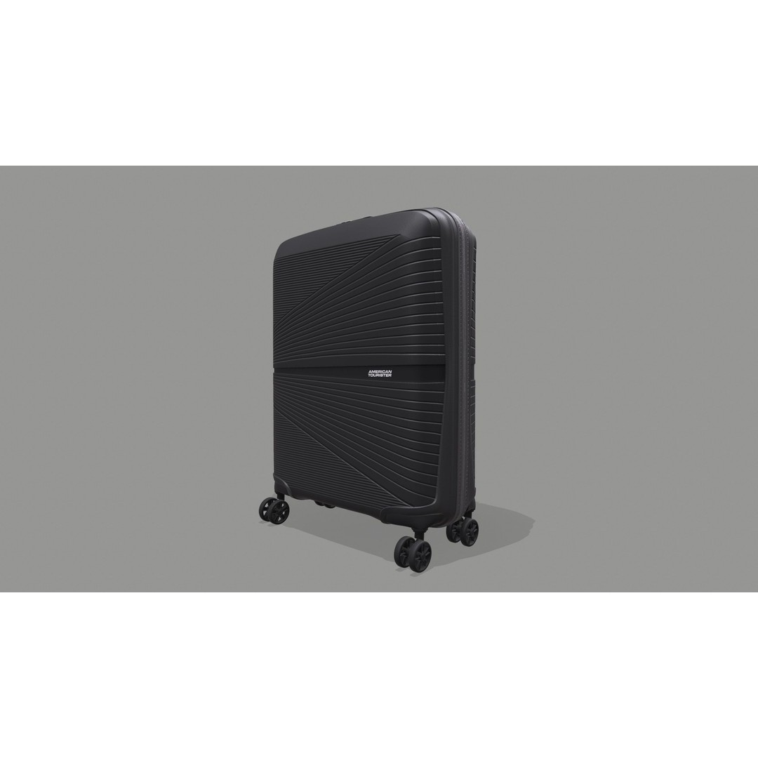 American Tourister Trolley 3D Model – Game Ready PBR Asset, FBX, OBJ - View 4