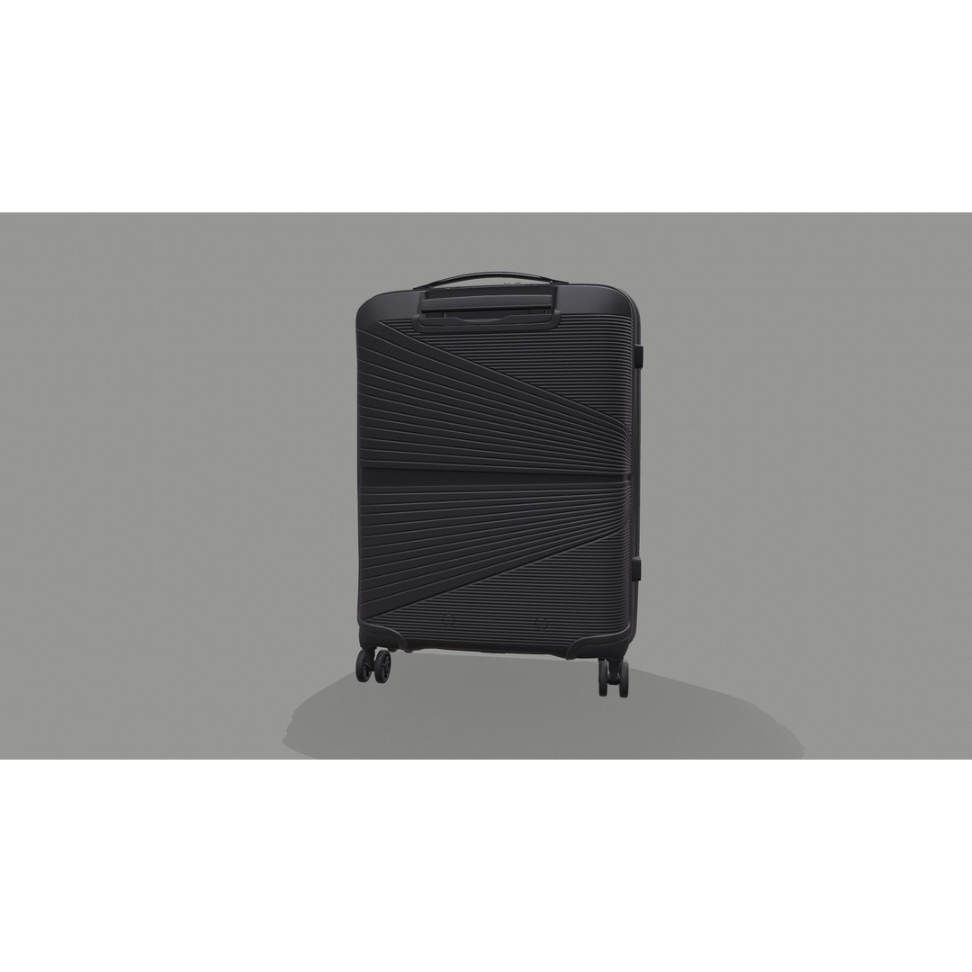 American Tourister Trolley 3D Model – Game Ready PBR Asset, FBX, OBJ - View 6