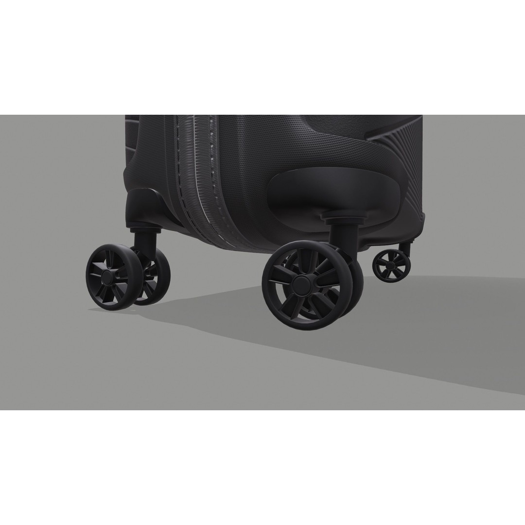 American Tourister Trolley 3D Model – Game Ready PBR Asset, FBX, OBJ - View 8