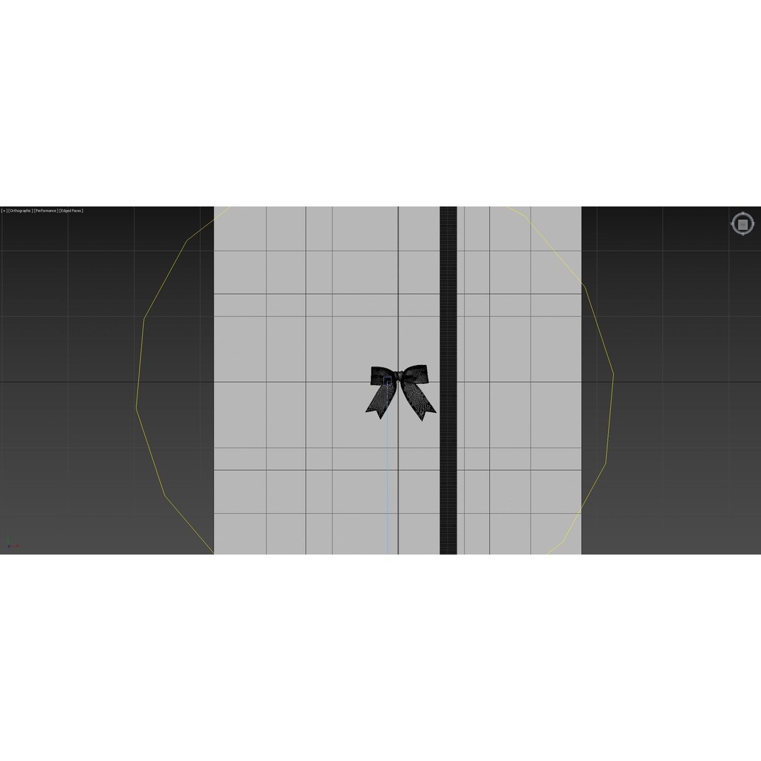 Realistic Gift Bow 3D Model – High Precision PBR Asset, FBX & OBJ - View 7