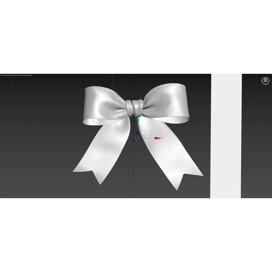 Realistic Gift Bow 3D Model – High Precision PBR Asset, FBX & OBJ - View 8
