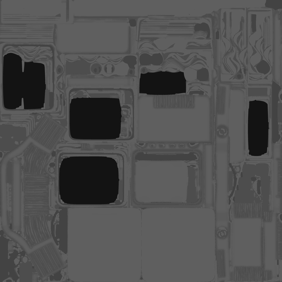 Compact Portable TV 3D Model – Low Poly PBR Game Asset, FBX - View 13