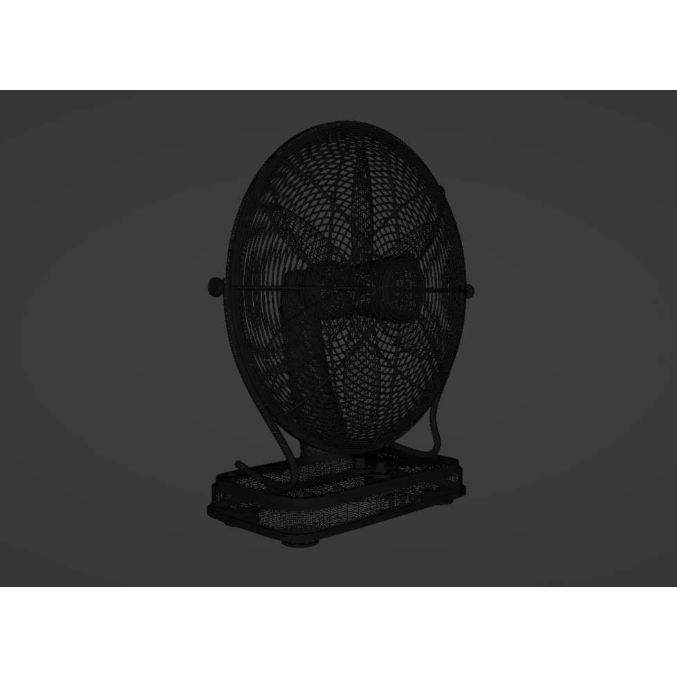 Floor Fan 3D Model – Industrial Design, PBR Textures, FBX - View 9