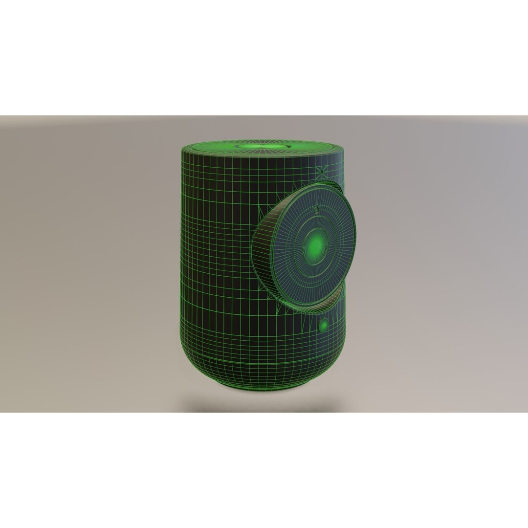 Smart Home Security Camera 3D Model – Low Poly PBR Game Asset, FBX