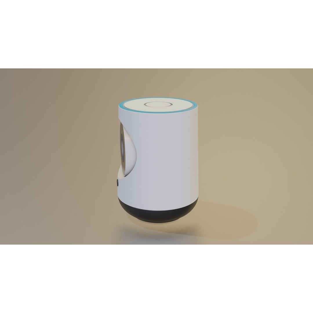 Smart Home Security Camera 3D Model – Low Poly PBR Game Asset, FBX - View 4