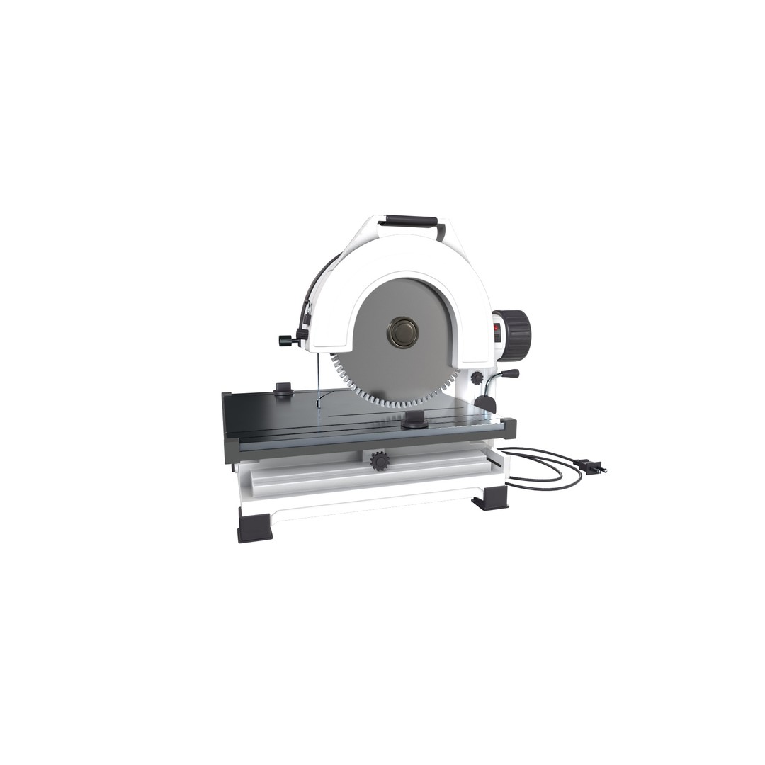 Band Saw 3D Model – Realistic PBR Textured Asset for Blender - View 8
