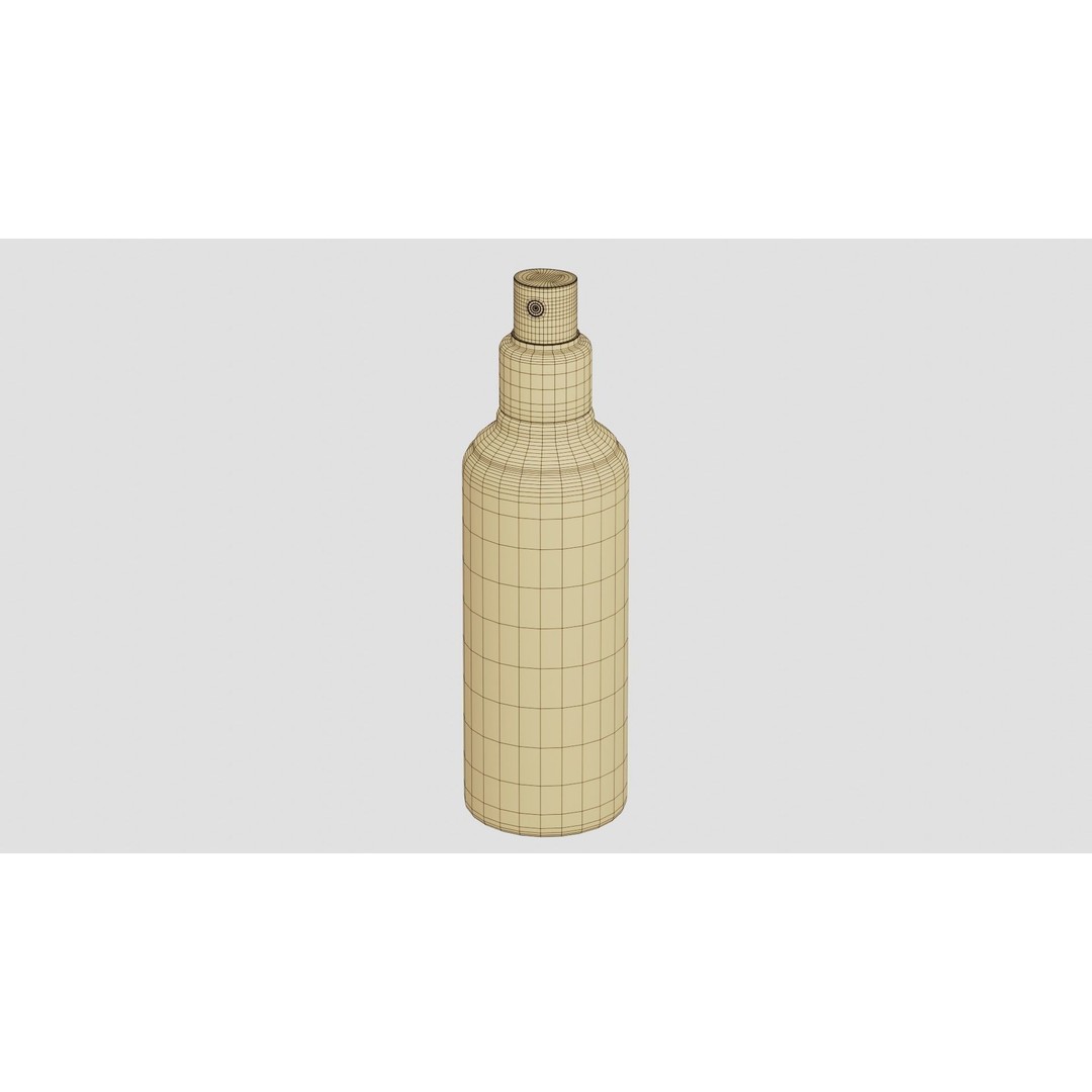 Black Spray Bottle 3D Model – High Quality PBR Asset, Blender & FBX - View 10