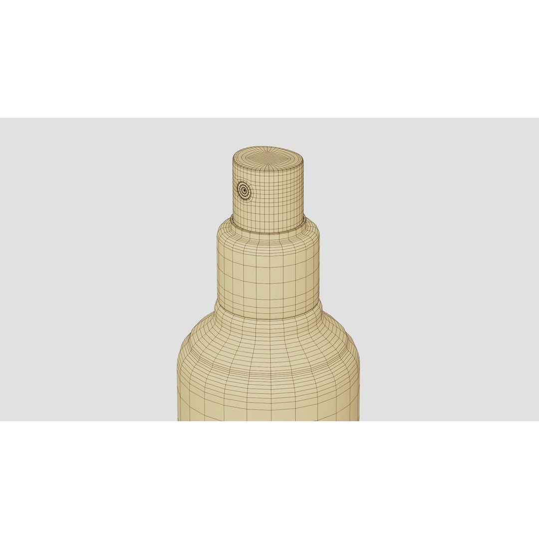 Black Spray Bottle 3D Model – High Quality PBR Asset, Blender & FBX - View 12