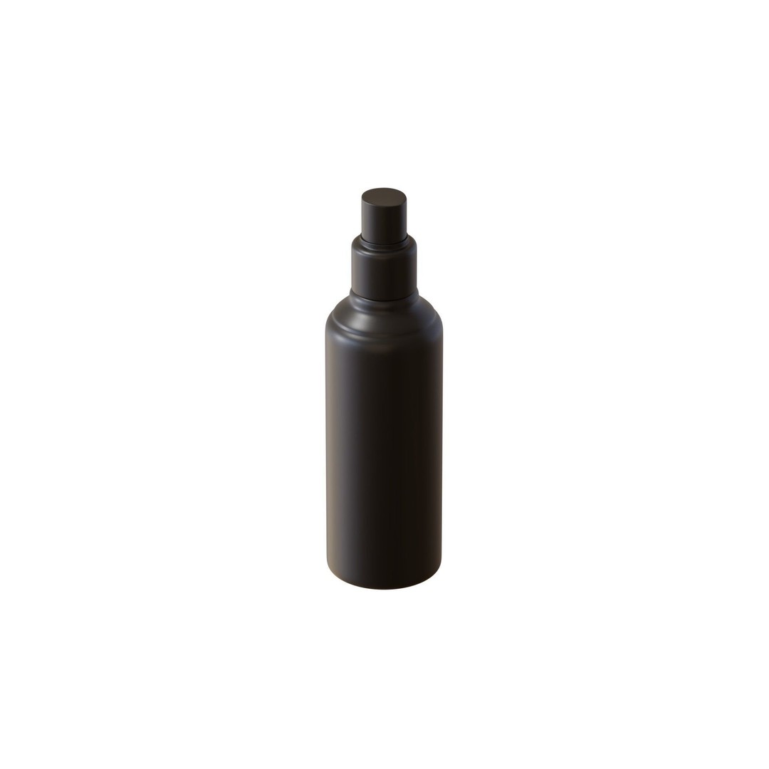 Black Spray Bottle 3D Model – High Quality PBR Asset, Blender & FBX - View 5