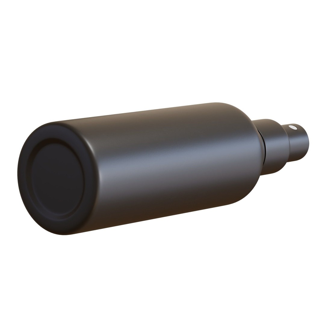 Black Spray Bottle 3D Model – High Quality PBR Asset, Blender & FBX - View 7