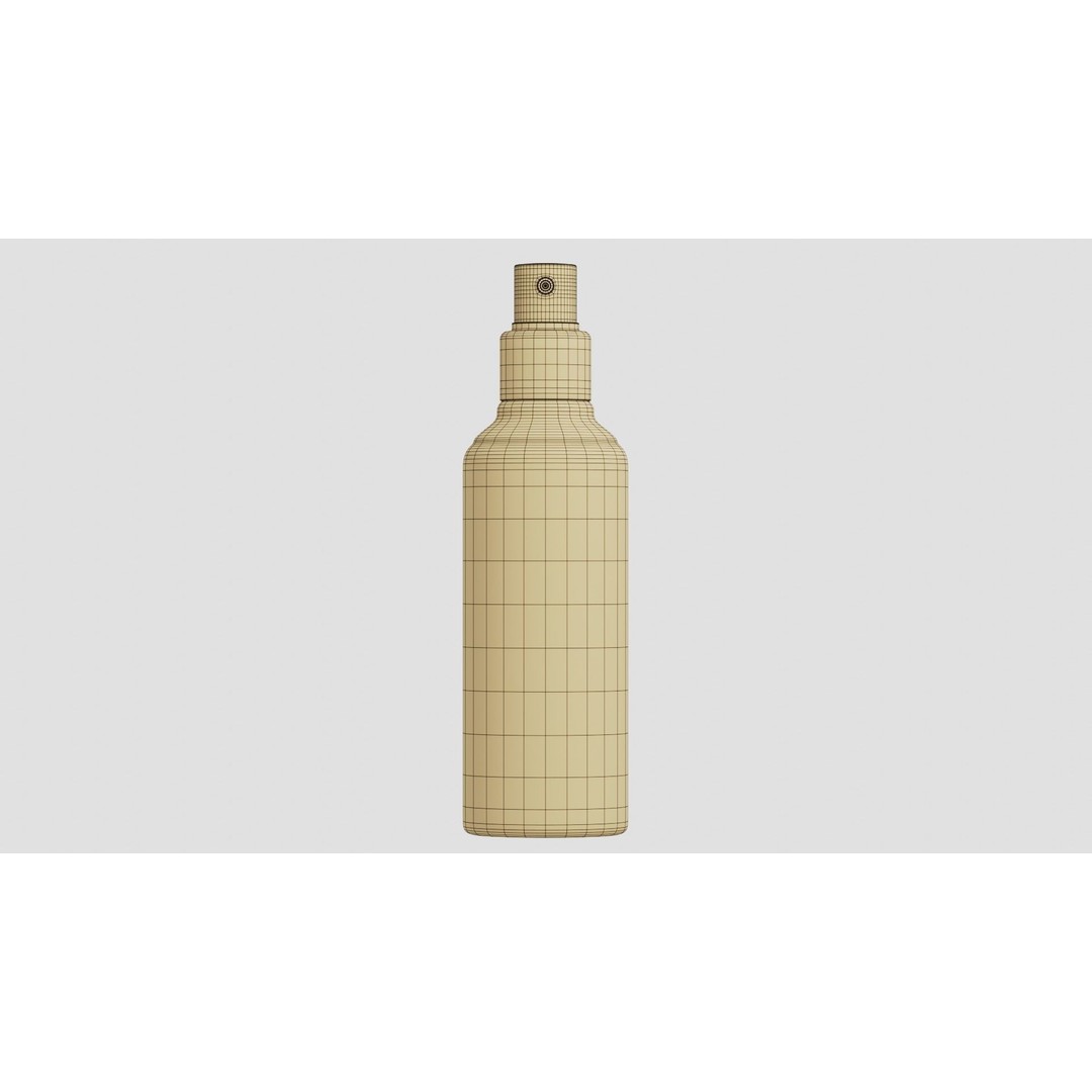 Black Spray Bottle 3D Model – High Quality PBR Asset, Blender & FBX - View 8