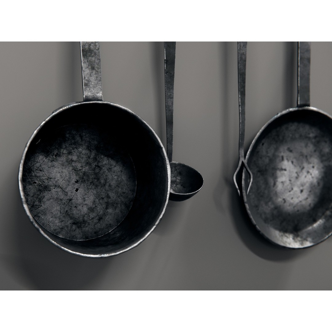 Medieval Kitchen and Dining Tools 3D Model – PBR Asset Pack, Blender, FBX - View 10