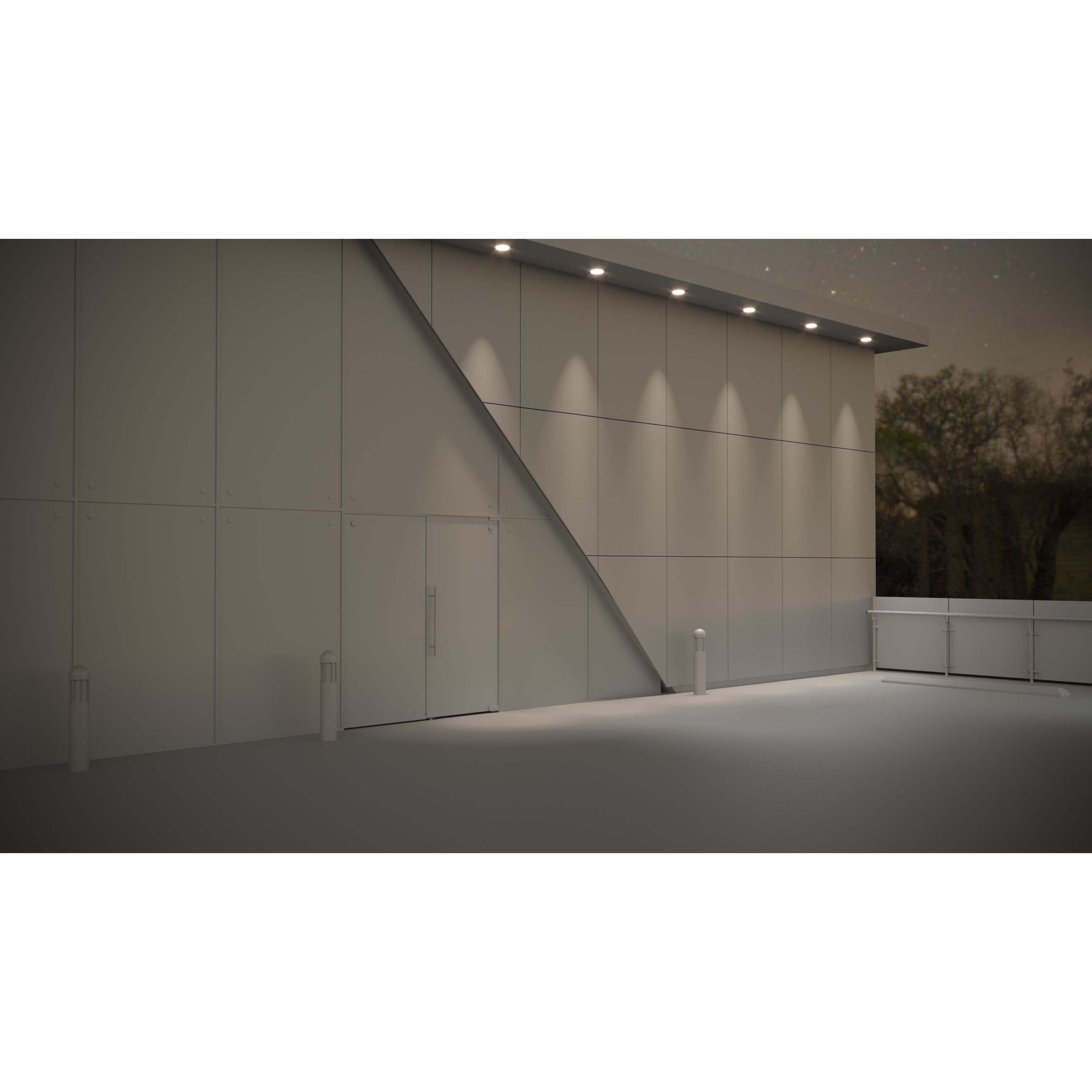 Car Render Scene - Low-Poly Game-Ready 3D Model