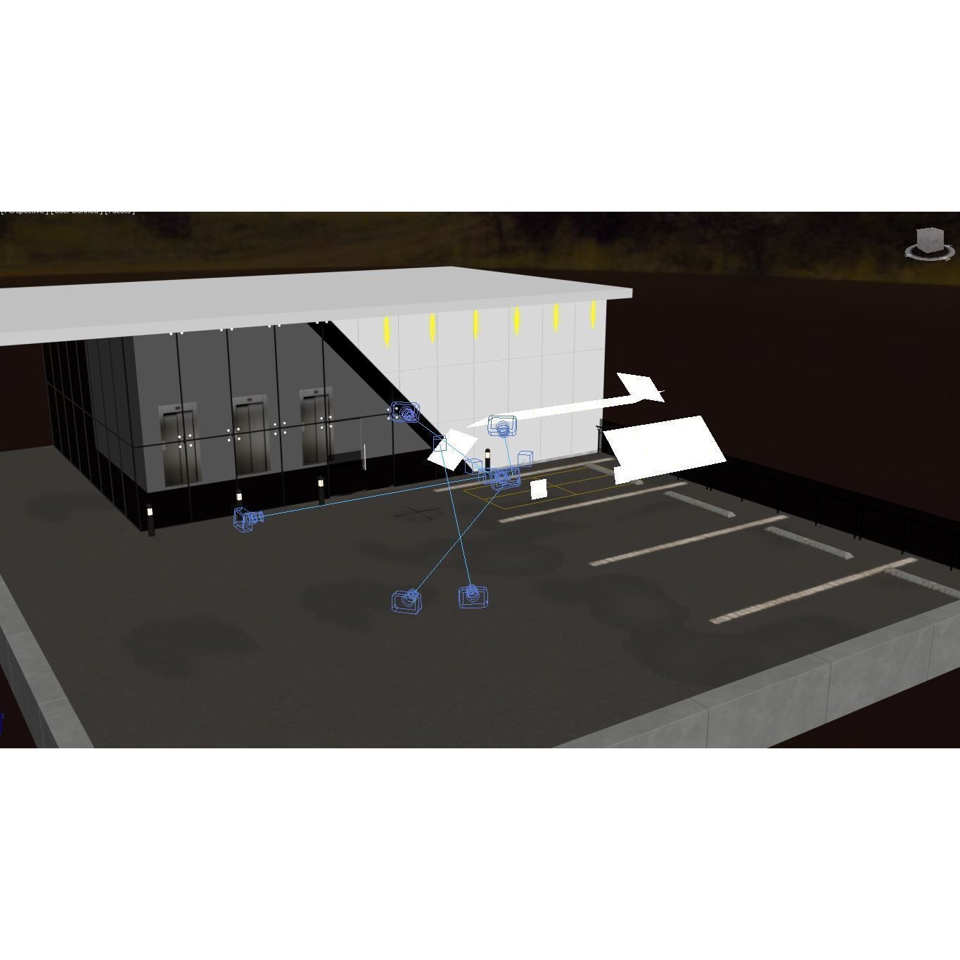 Car Render Scene - Low-Poly Game-Ready 3D Model - View 11