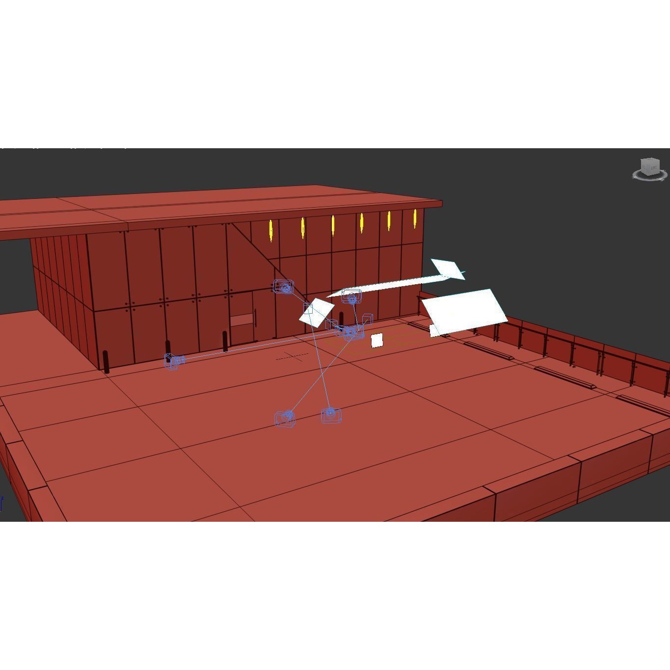 Car Render Scene - Low-Poly Game-Ready 3D Model - View 12