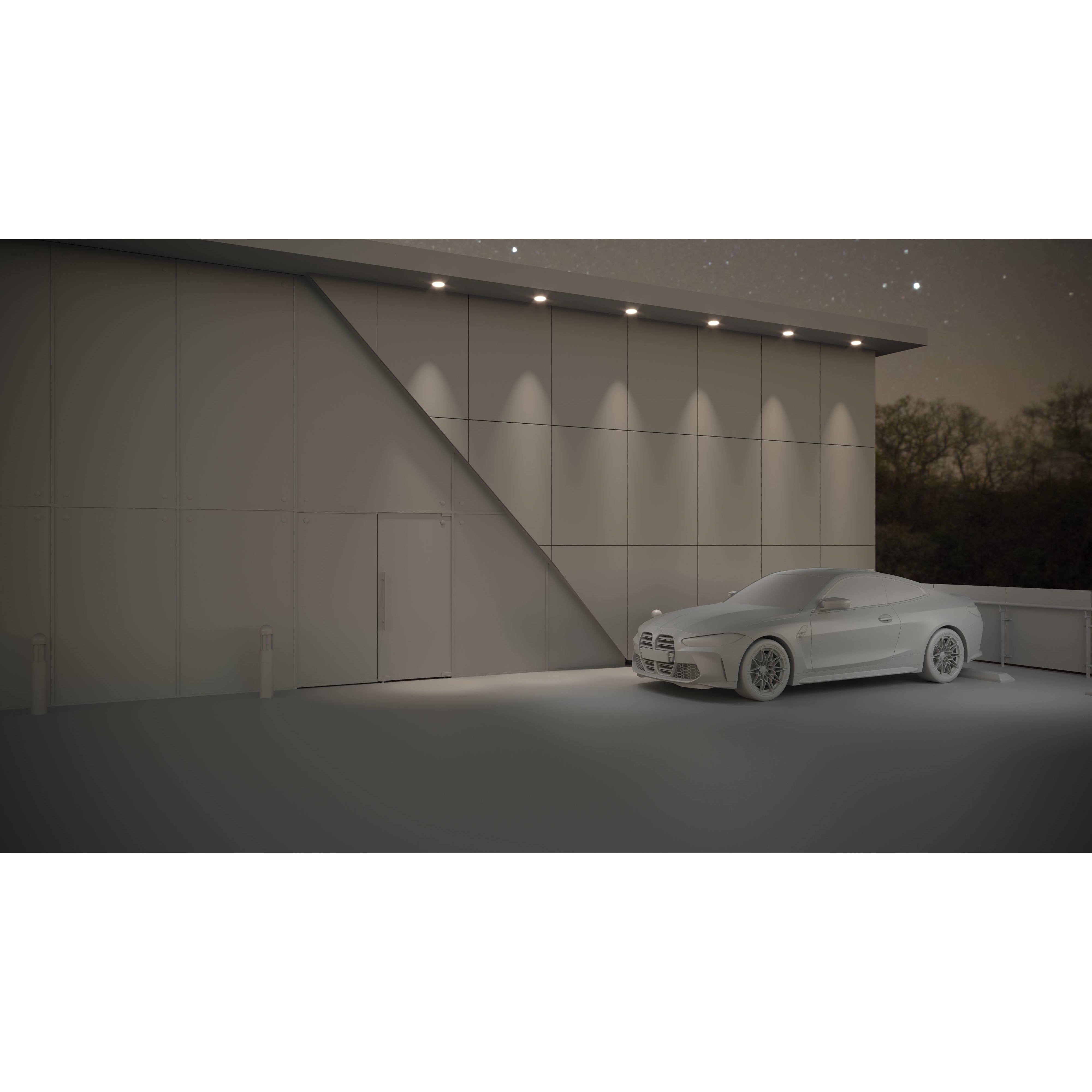 Car Render Scene - Low-Poly Game-Ready 3D Model - View 16