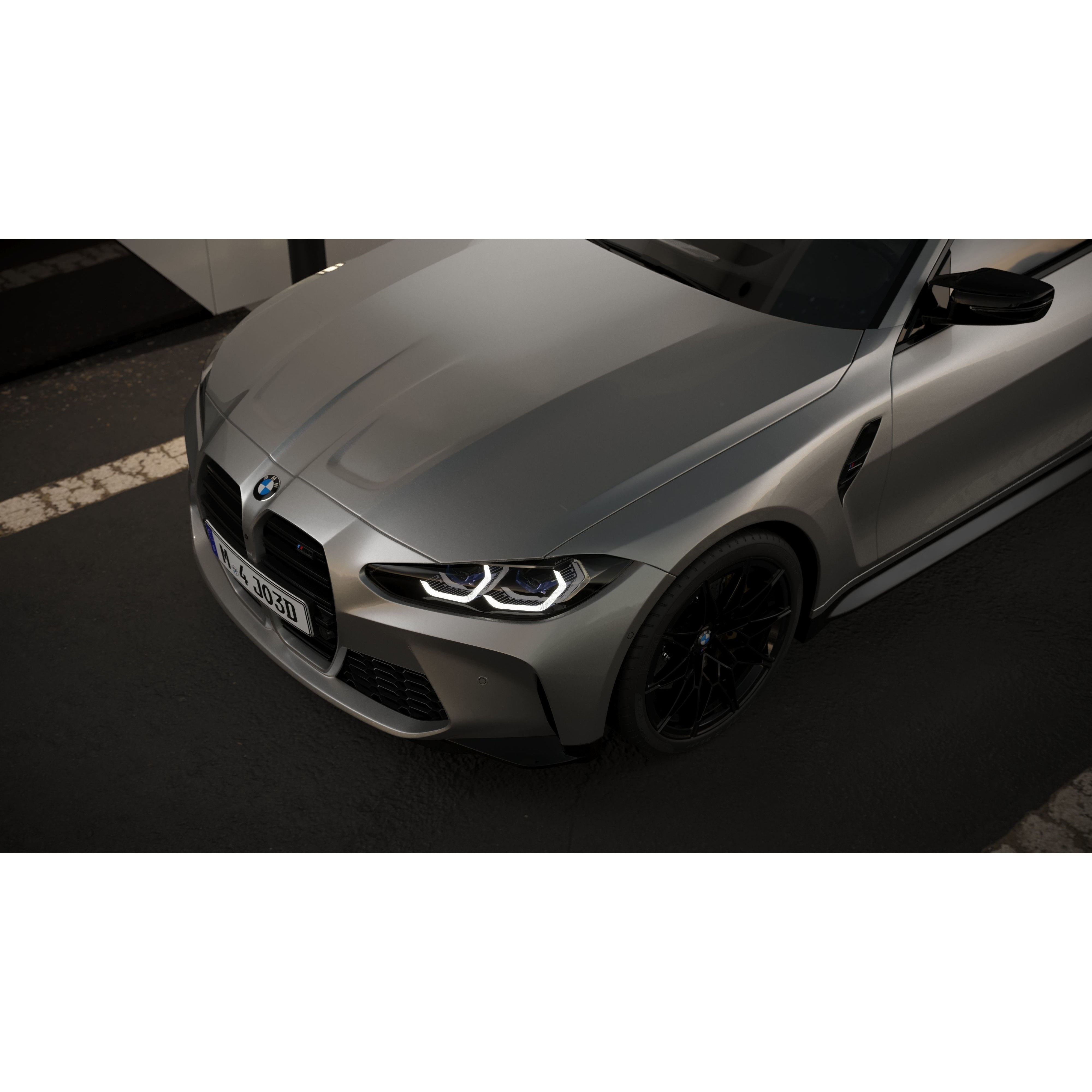 Car Render Scene - Low-Poly Game-Ready 3D Model - View 7