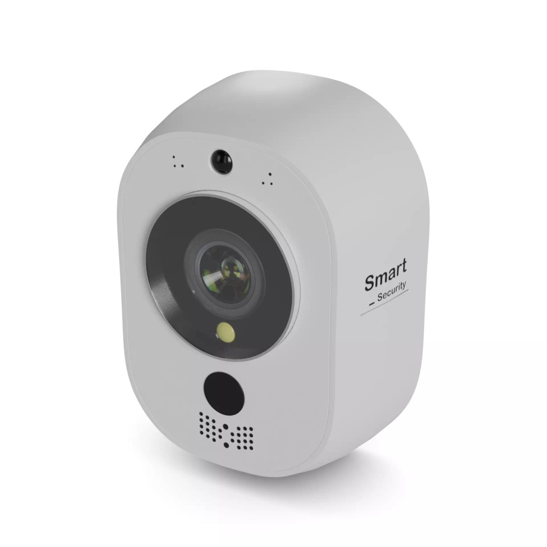 Smart Home Security Camera 3D Model – Low Poly Game Asset, FBX - View 2