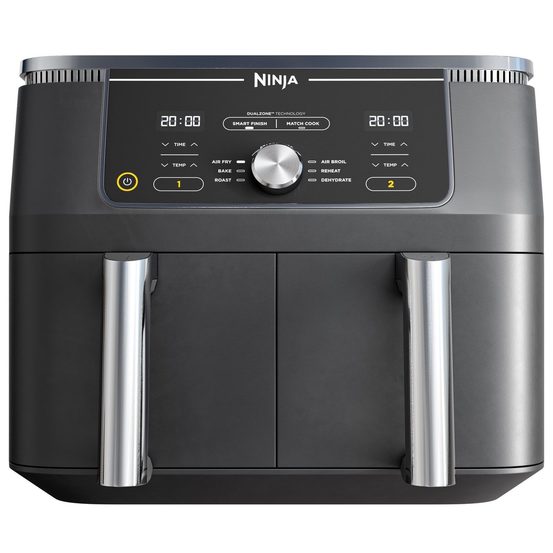 Ninja Air Fryer 3D Model – Realistic Kitchen Appliance, PBR Textures - View 14