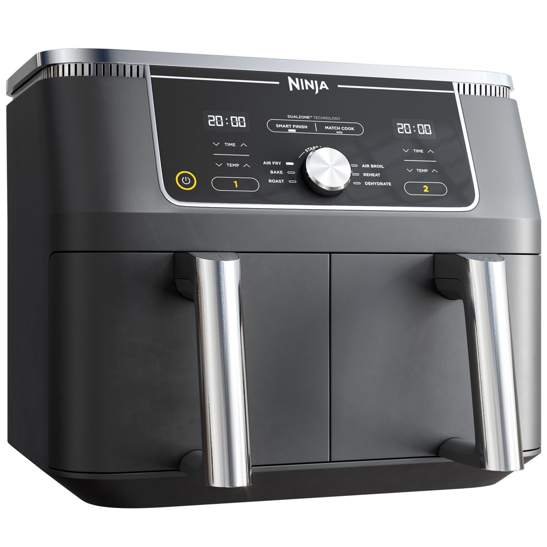 Ninja Air Fryer 3D Model – Realistic Kitchen Appliance, PBR Textures - View 15