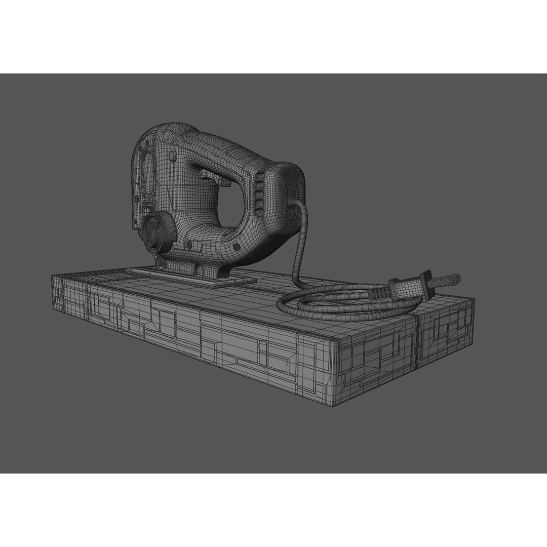 Jigsaw 3D Model – Futuristic Design with PBR Textures, Blender & FBX - View 15