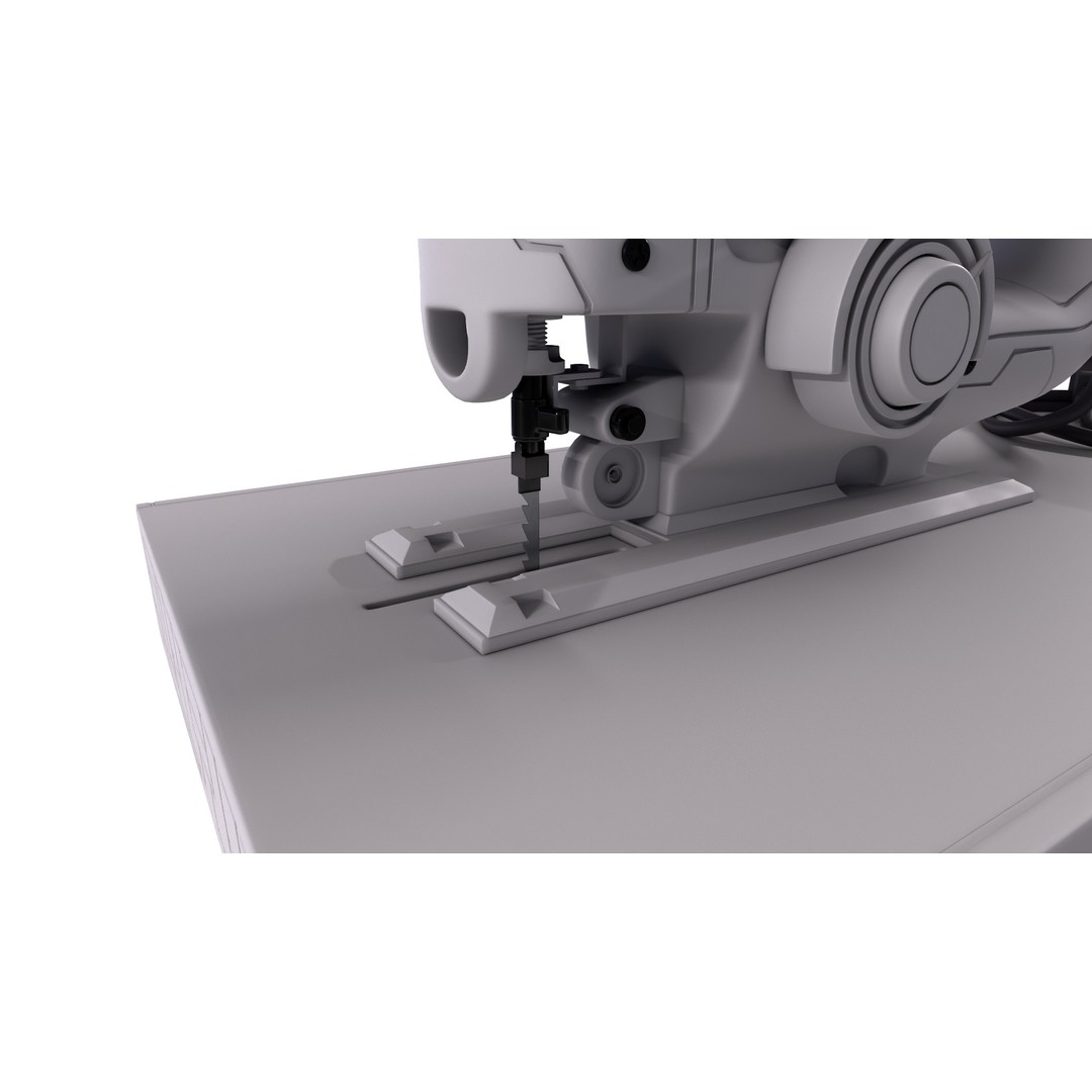 Jigsaw 3D Model – Futuristic Design with PBR Textures, Blender & FBX - View 4