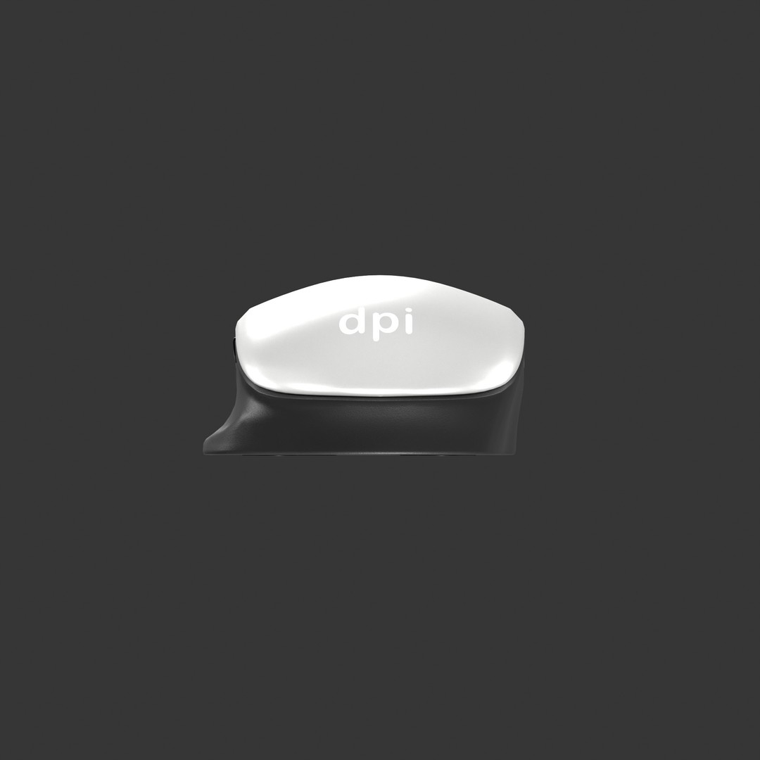 Wireless Mouse 3D Model – Low Poly PBR Game Asset, FBX - View 12