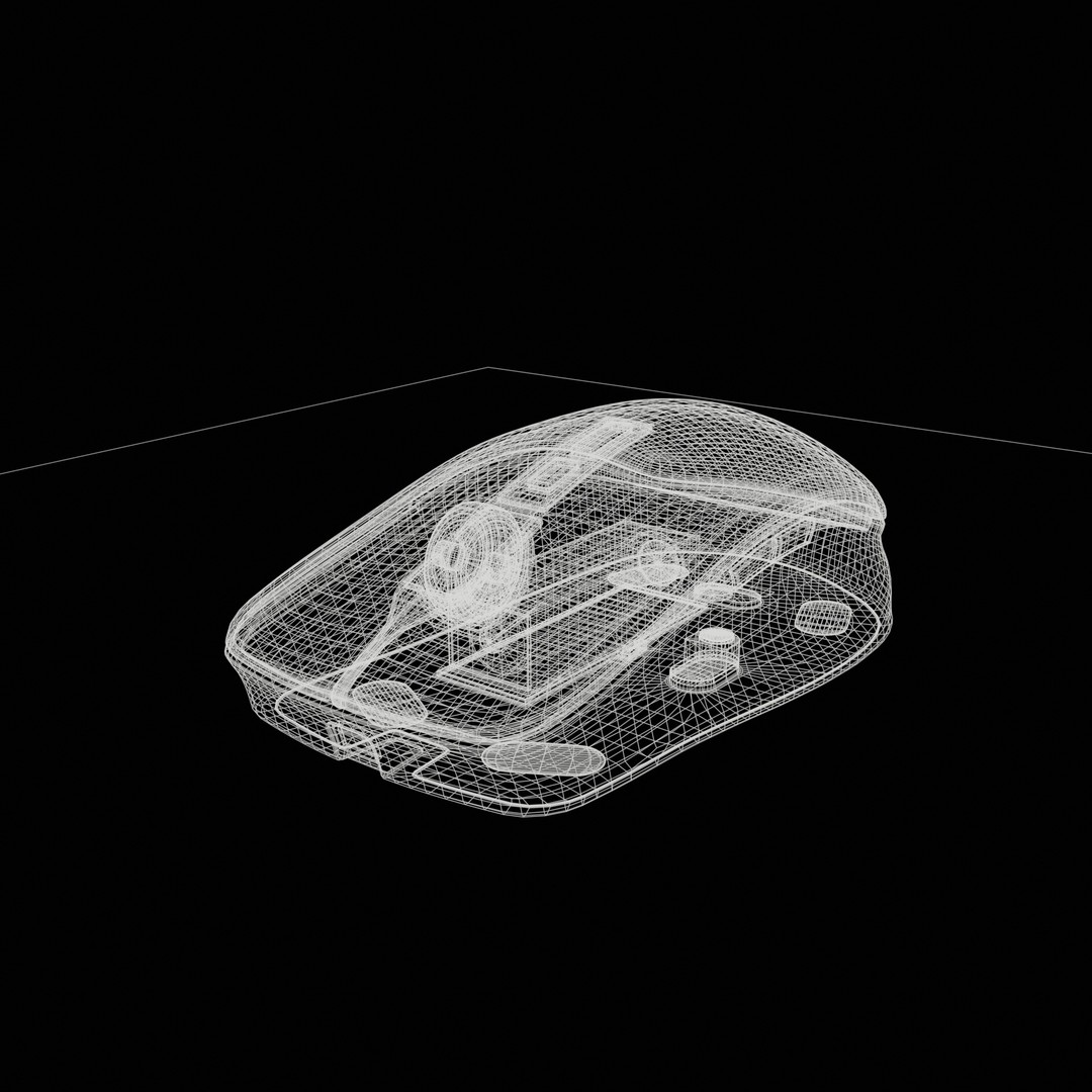 Wireless Mouse 3D Model – Low Poly PBR Game Asset, FBX - View 14