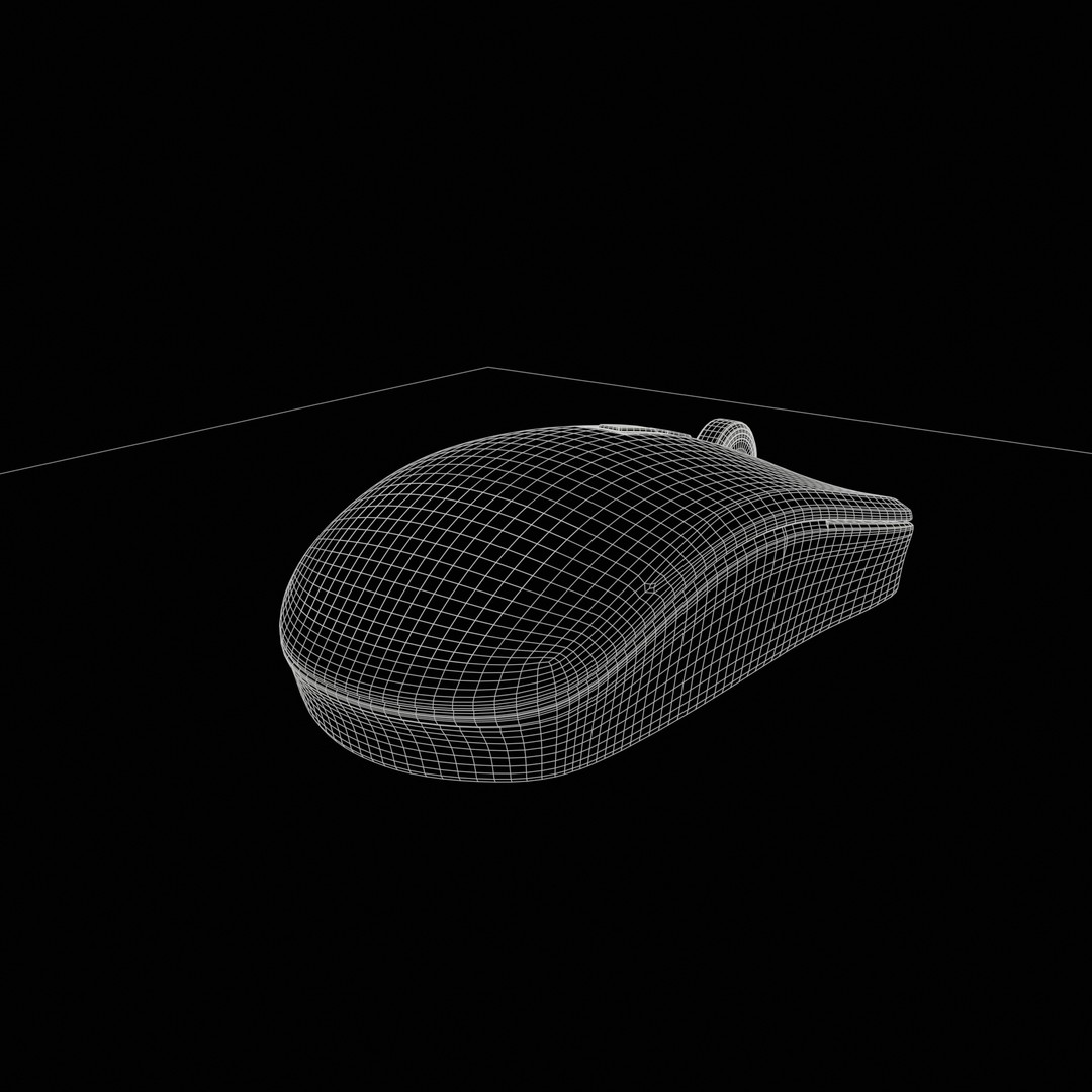 Wireless Mouse 3D Model – Low Poly PBR Game Asset, FBX - View 15