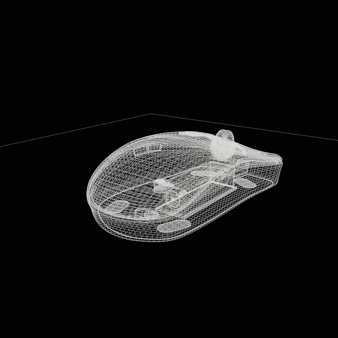 Wireless Mouse 3D Model – Low Poly PBR Game Asset, FBX - View 16