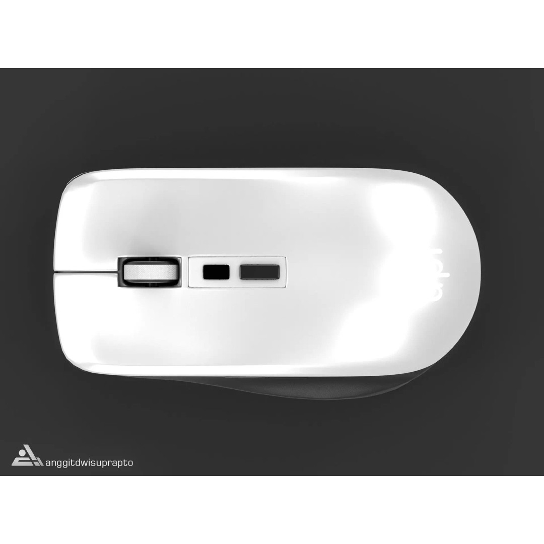 Wireless Mouse 3D Model – Low Poly PBR Game Asset, FBX - View 2