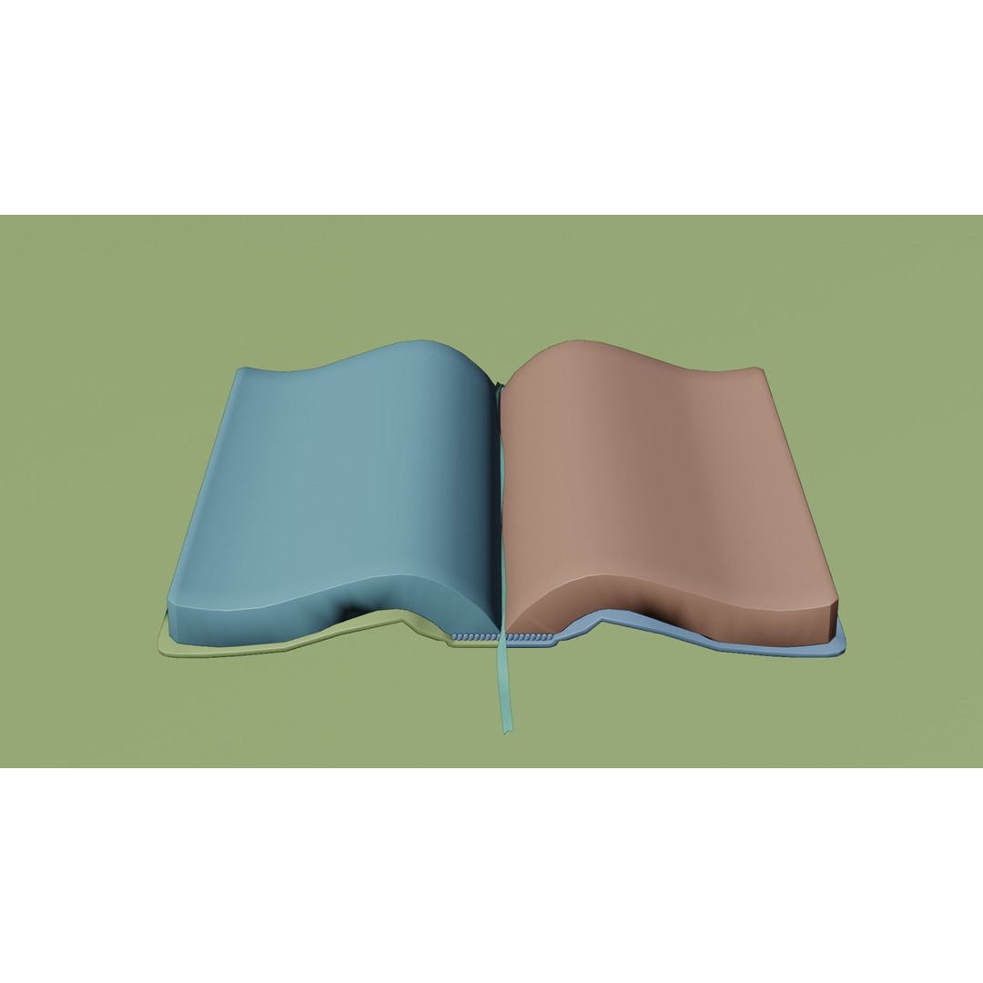 Rigged Bible 3D Model – Animated Religious Object, FBX, Blender - View 14
