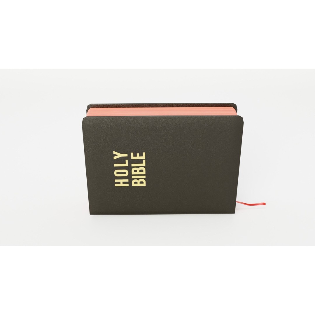 Rigged Bible 3D Model – Animated Religious Object, FBX, Blender - View 5