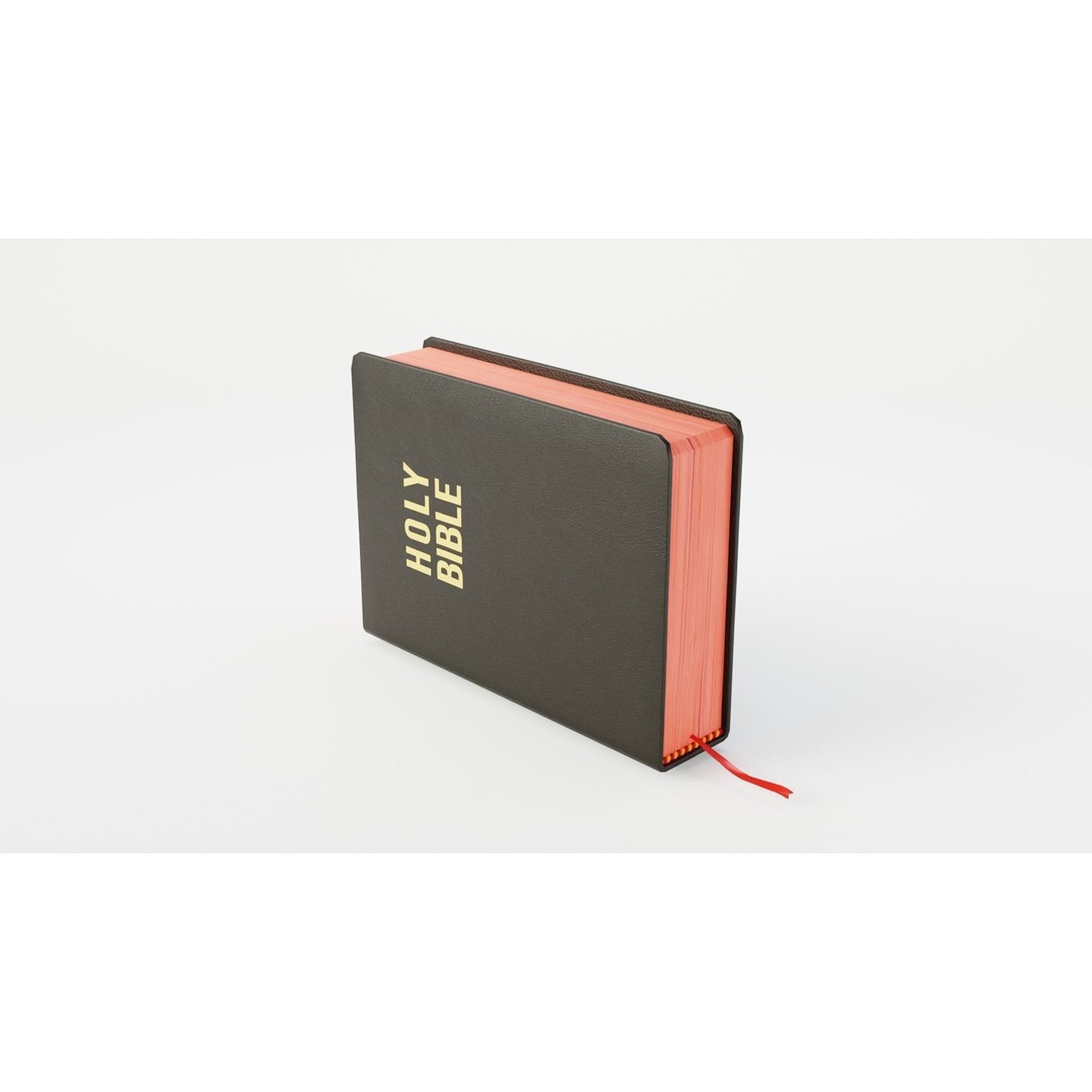 Rigged Bible 3D Model – Animated Religious Object, FBX, Blender - View 6