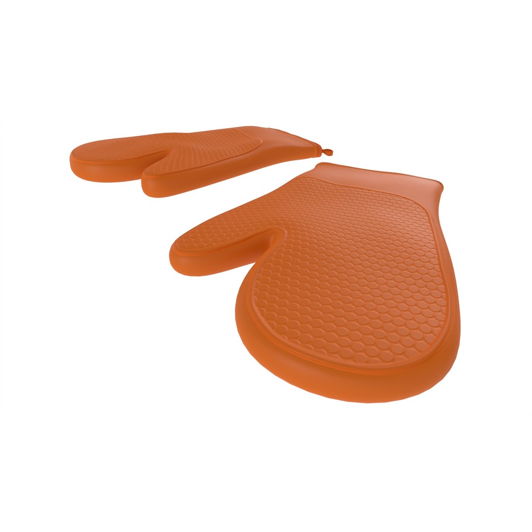 Silicone Oven Mitts 3D Model – Realistic Kitchenware Asset, FBX - View 5