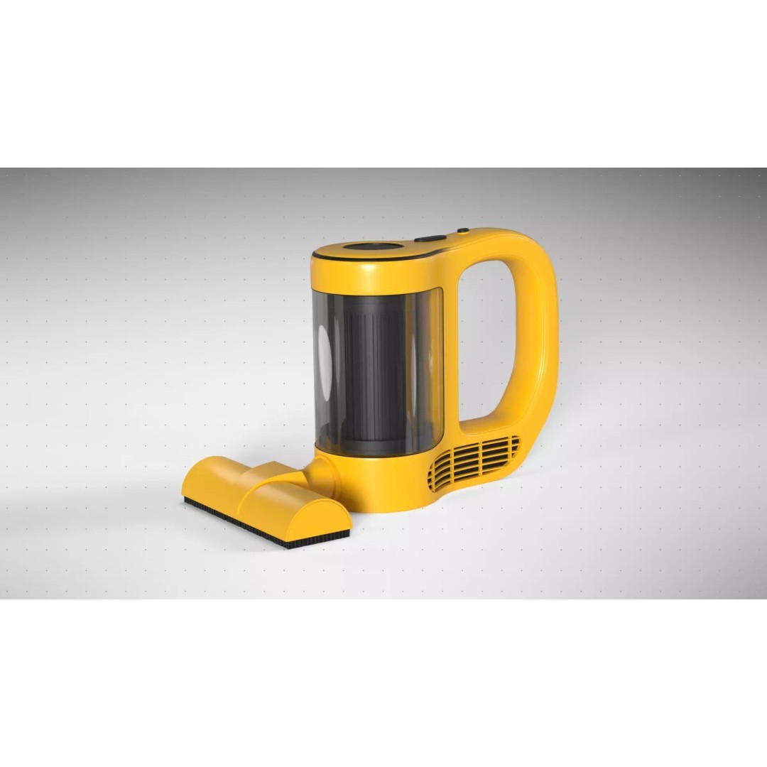 Handheld Vacuum 3D Model – High Poly PBR Asset, FBX & Textures - View 2