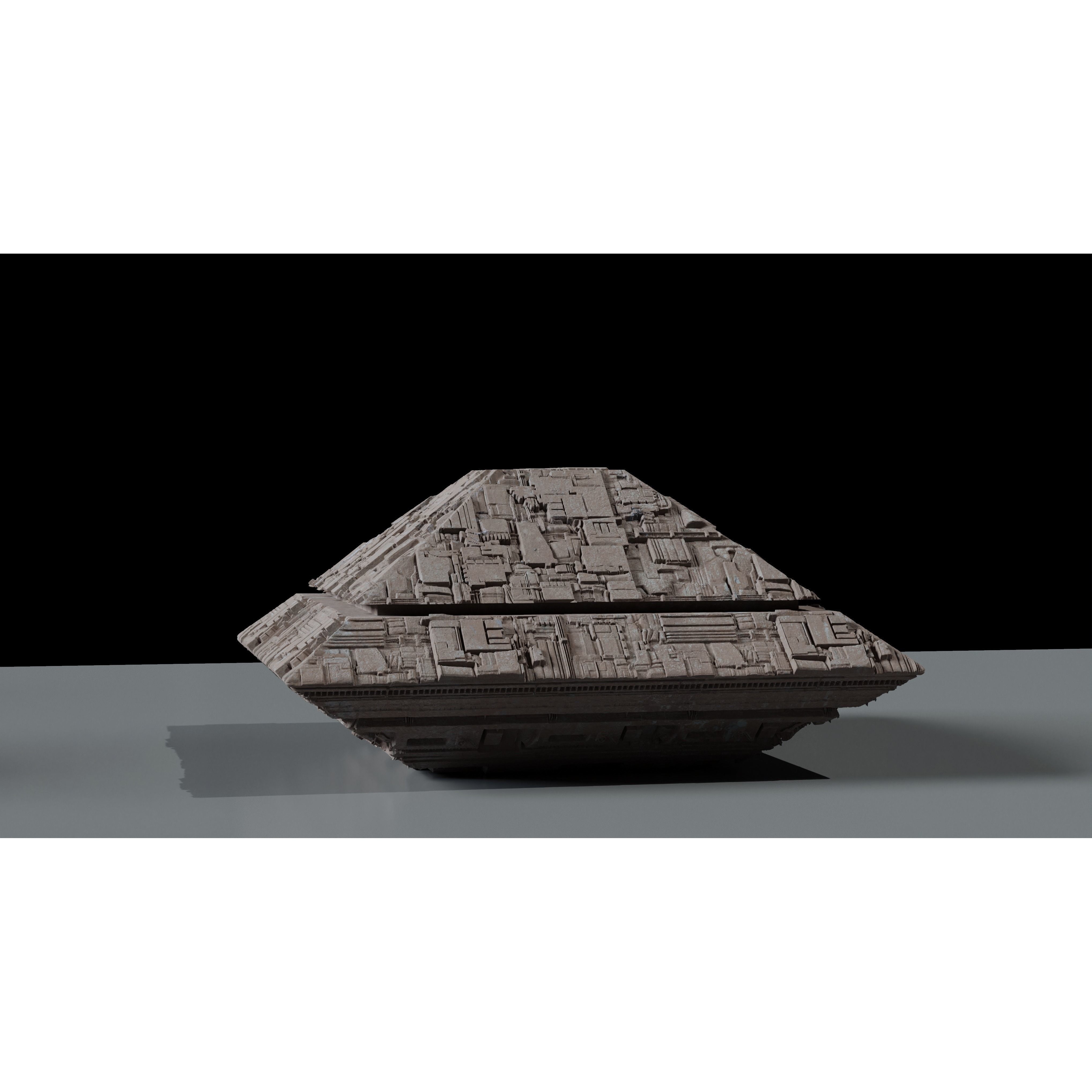 Ancient Sci-Fi Kitbash - Game-Ready 3D Model - View 14