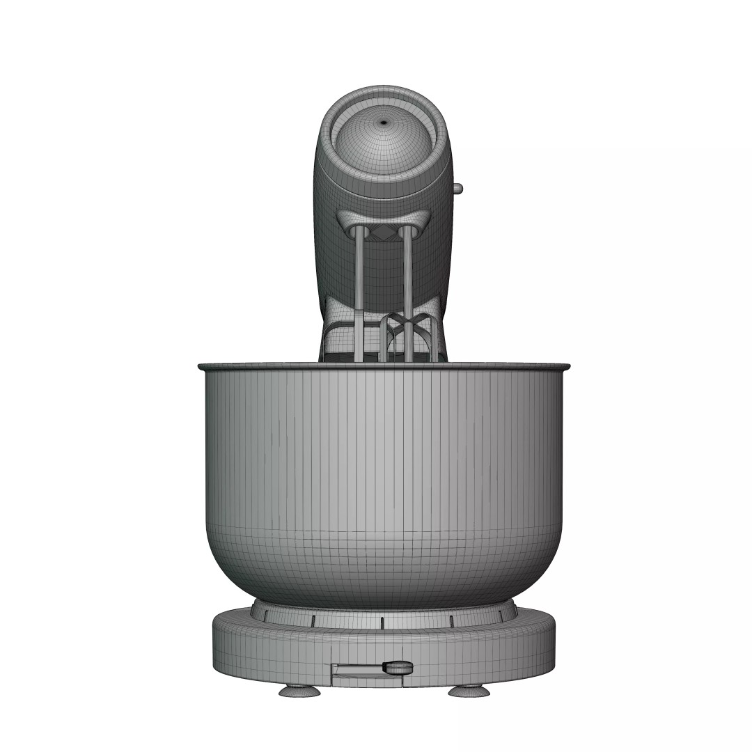 Electric Kitchen Stand Mixer 3D Model – PBR Textured, Game Ready, FBX - View 28