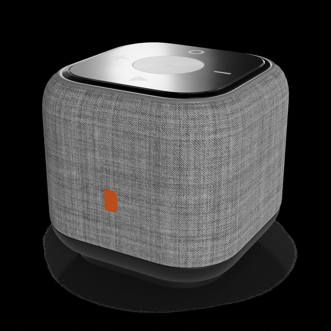 Portable Bluetooth Speaker 3D Model – Low Poly PBR Asset, FBX