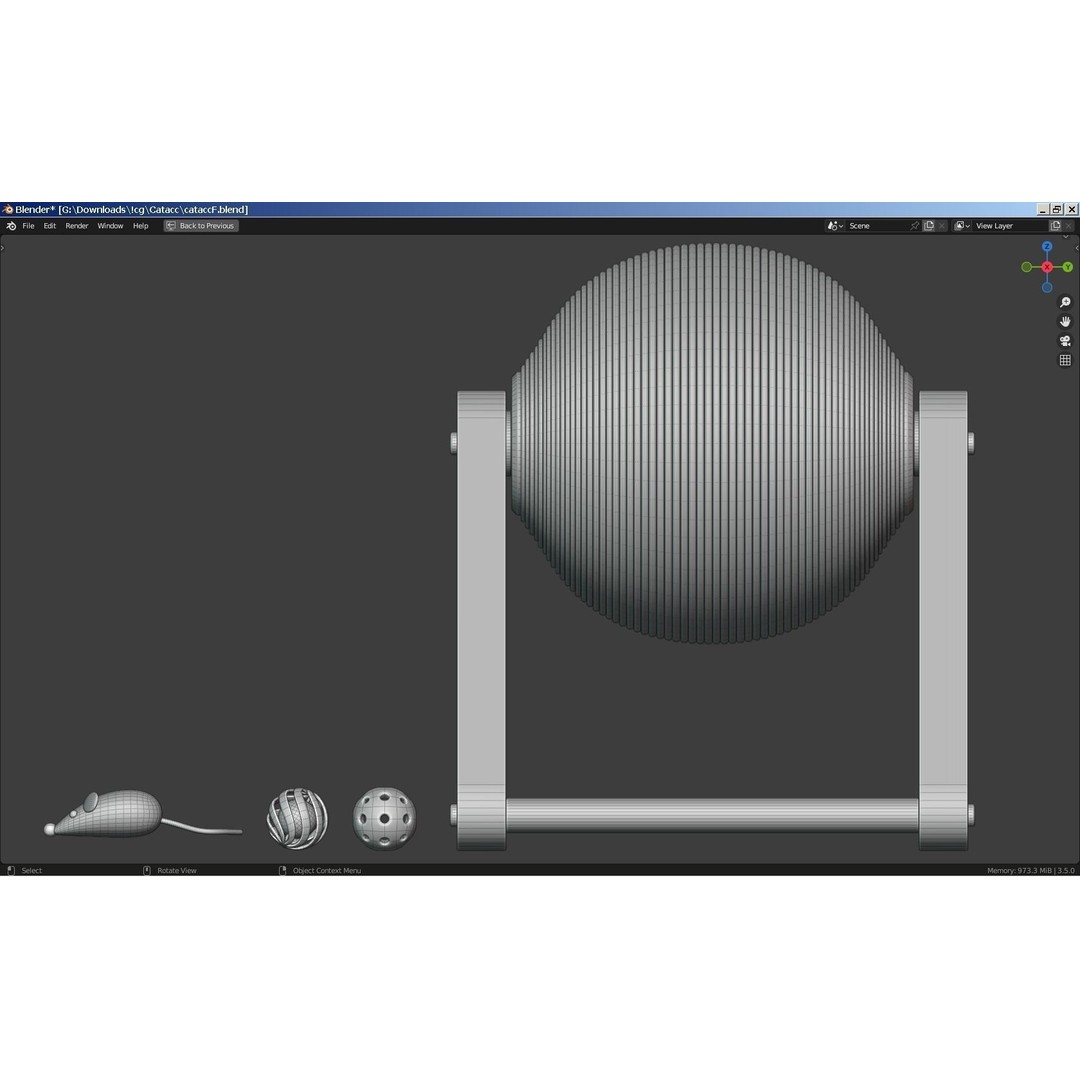 Cat Equipment 3D Model – Realistic PBR Bundle for Unity, FBX, OBJ