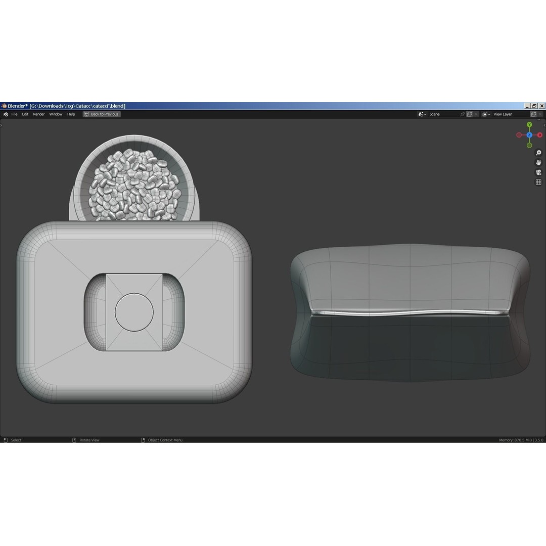 Cat Equipment 3D Model – Realistic PBR Bundle for Unity, FBX, OBJ - View 12