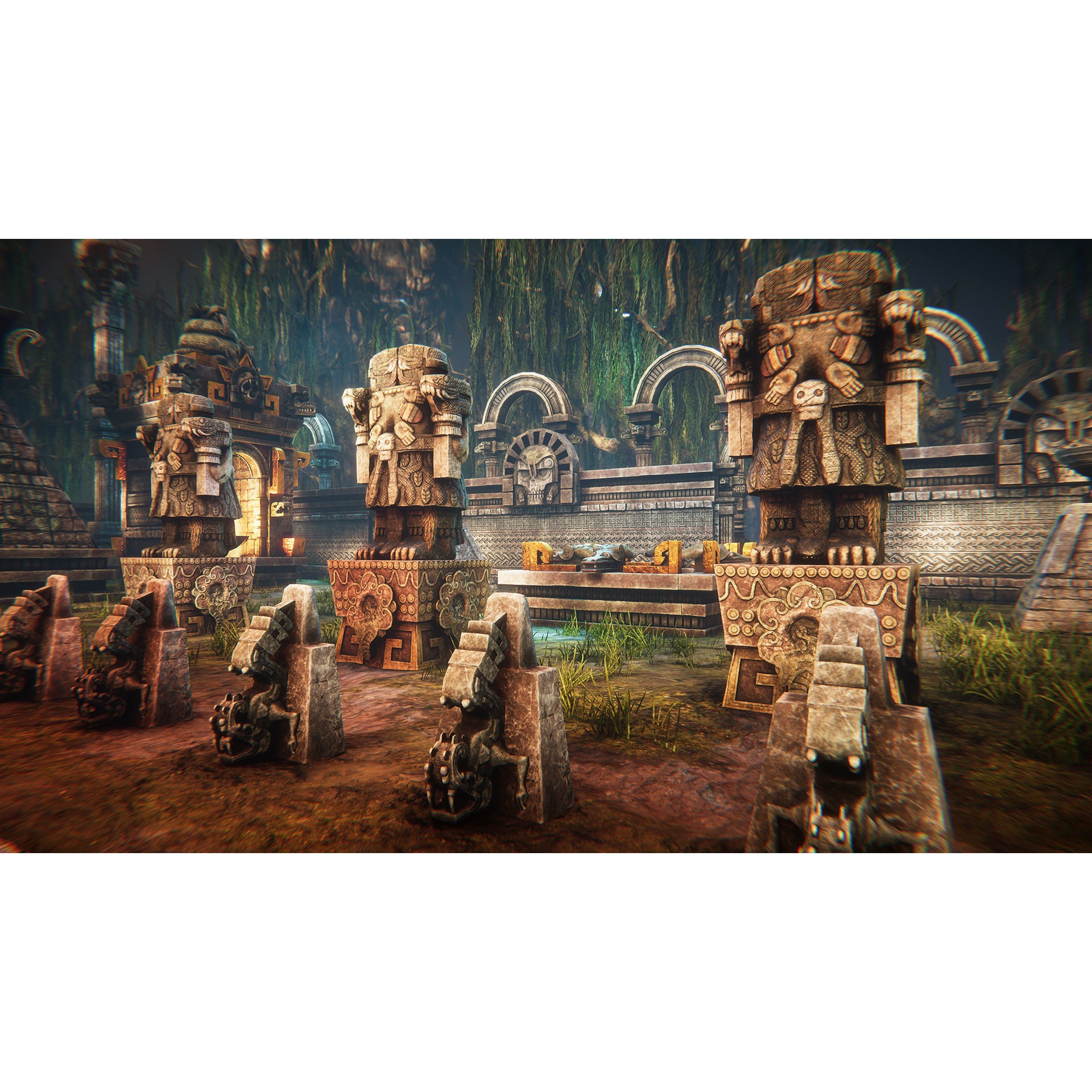 Aztec Temple - Low-Poly Game-Ready 3D Model - View 4