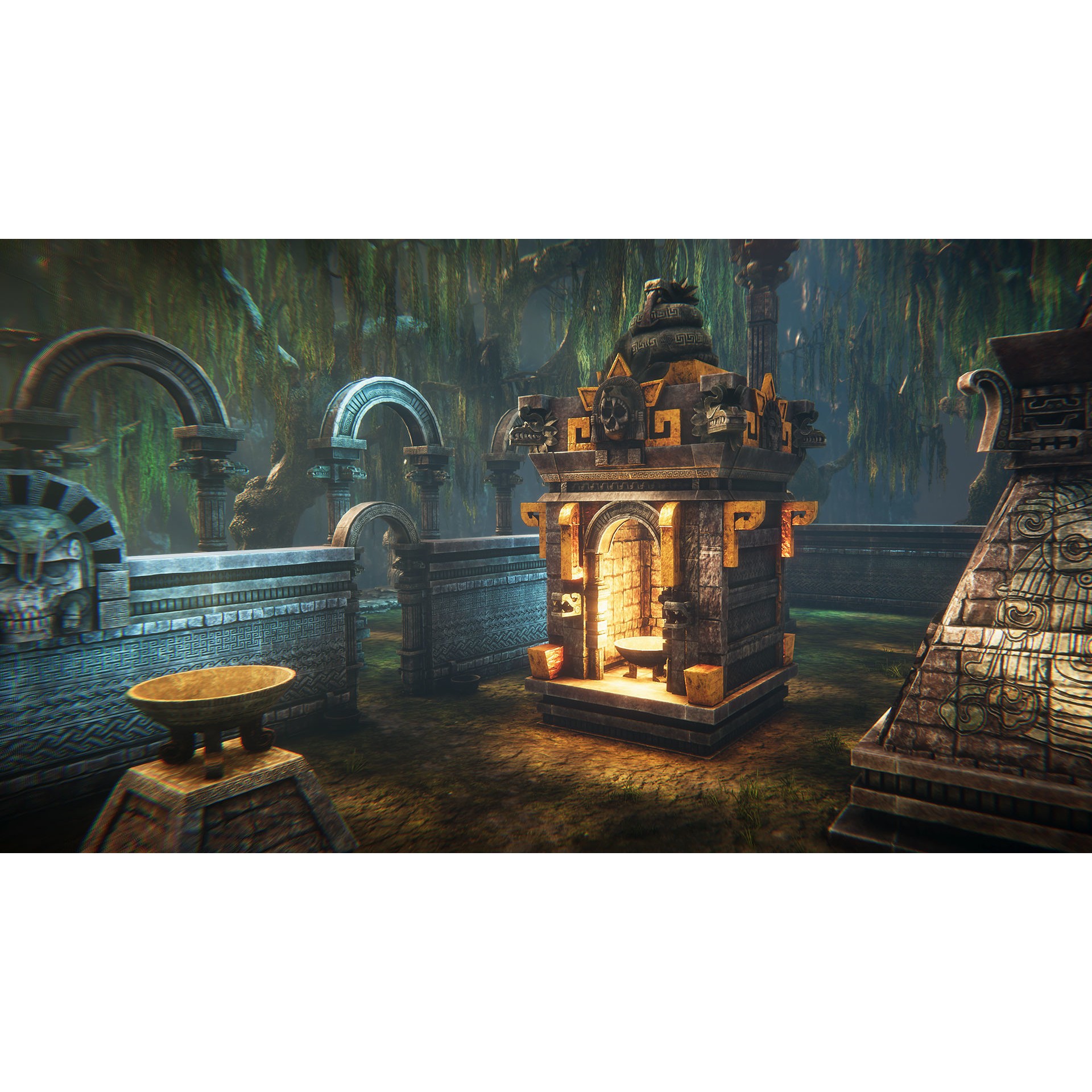 Aztec Temple - Low-Poly Game-Ready 3D Model - View 6