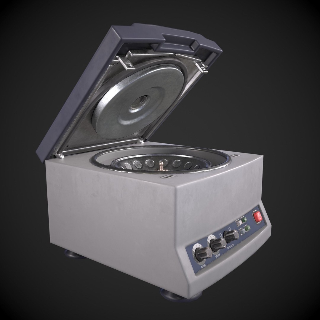 Laboratory Centrifuge 3D Model – Game-Ready PBR Asset, FBX